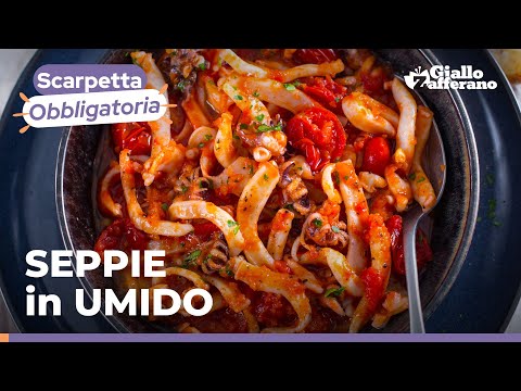 STEWED CUTTLEFISH: easy and flavorful main course! 😍🍅🌊