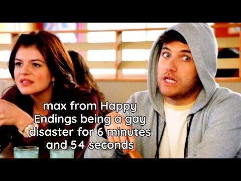 max from Happy Endings being a gay disaster for 6 minutes and 54 seconds