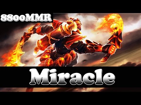 Dota 2 - Miracle- 8800 MMR Plays Ember Spirit vol 20 - Ranked Match Gameplay