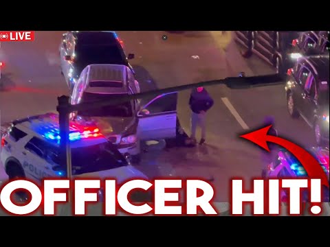 BREAKING:  OFFICER HIT BY CAR ON THE I-695 IN DC