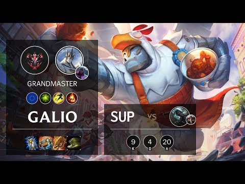 Galio Support vs Senna - EUW Grandmaster Patch 10.12