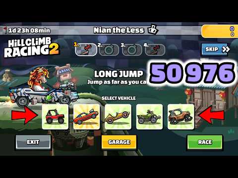 Hill Climb Racing 2 - 50976 (51572) points in NIAN THE LESS Team Event