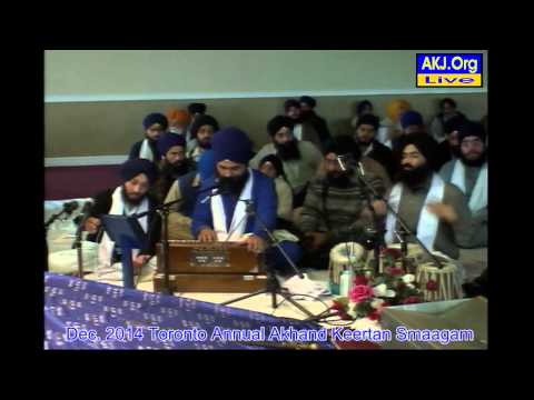060 Toronto Dec. 2014 Smaagam - Friday Morning Keertan - Bh. Jasdeep Singh Jee Toronto