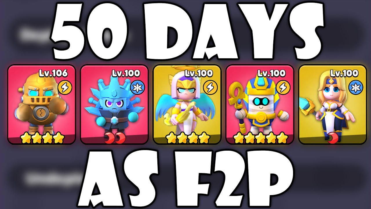 50 DAYS in Wittle Defender as F2P | Account Showcase