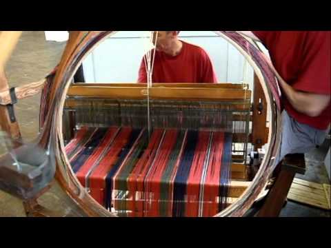 Weaving MacDonald of Glenaladale Tartan