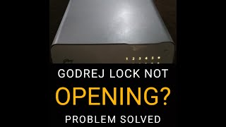 How To Open Goldilocks Godrej Locker If Battery Dead