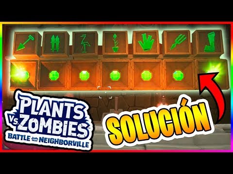 SOLUCIÓN del ACERTIJO del TEMPLO SECRETO  Plants vs zombies Battle for Neighborville