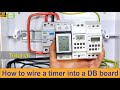 How To Wire A Timer Switch Into A DIN Rail Distribution Board South Africa
