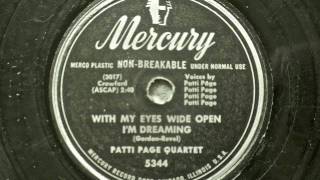 &#39;With my eyes wide open I&#39;m dreaming&#39;--Patti Page &#39;Quartet&#39; (1949)