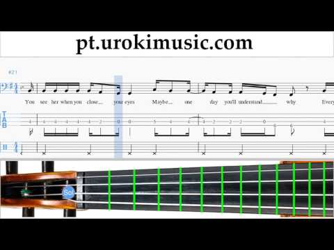 Aprender Violoncelo Passenger - Let Her Go Tablatura Parte#2 um-i372