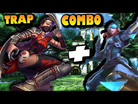 THE SERQET + ARTEMIS TRIPLE TRAP COMBO IS CRAZY DPS! - Funny SMITE Ft. DoubleJ