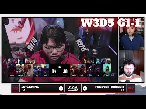 JDG vs FPX - Game 1 | Week 3 Day 5 LPL Summer 2025 Split 3 | JD Gaming vs FunPlus Phoenix G1 full