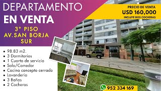 Departamento en Venta - San Borja Sur