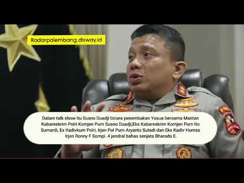 Susno Duadji: Glock 17 Bukan Senjata Seorang Bharada 