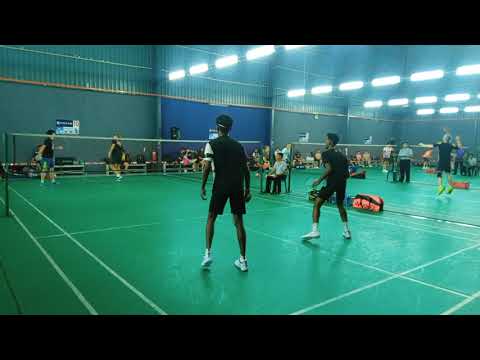 Badminton LSJ2 Men's Double Open Tour - Cheng Chee Tiong / Lim Zhi Quan Vs Rakhavan / Sharmeelan