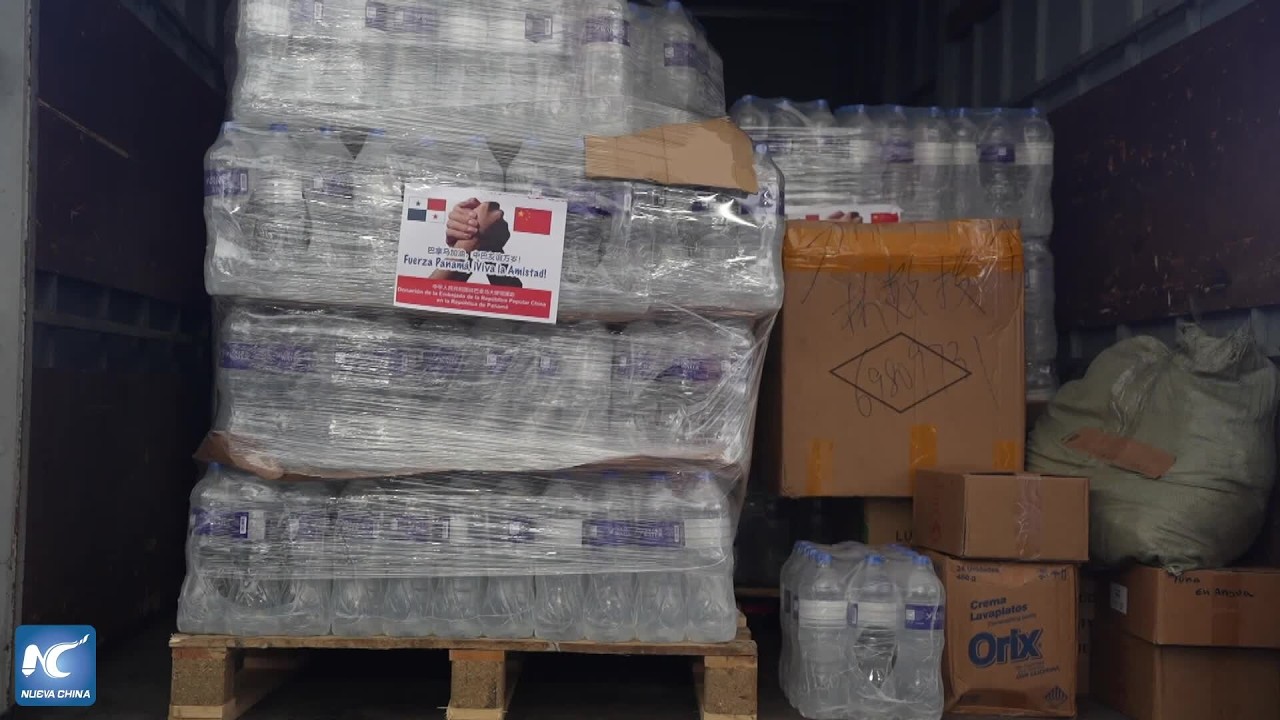 Embajada de China dona suministros a Panamá para asistir a damnificados por sismo