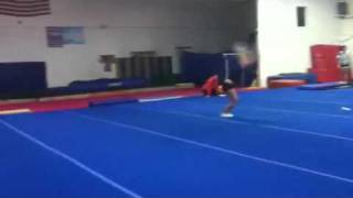 Allie Haber's layout handspring tuck