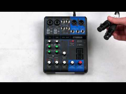 Kleines Mischpult - Yamaha MG06 - Anschluss & Funktionen