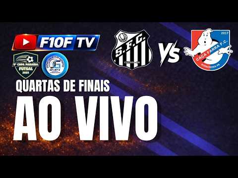 AO VIVO - SANTOS CUITEGI X CAÇA FARRA BORBOREMA | QUARTAS DE FINAL - VOLTA | COPA PARAIBA DE FUTSAL
