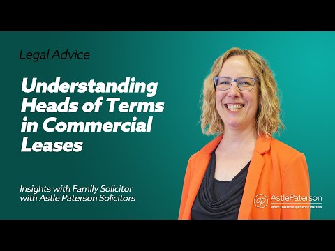 Understanding Heads of Terms in Commercial Leases
