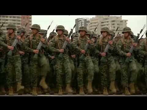 Preußens Gloria im preußischen Paradeschritt // Chile