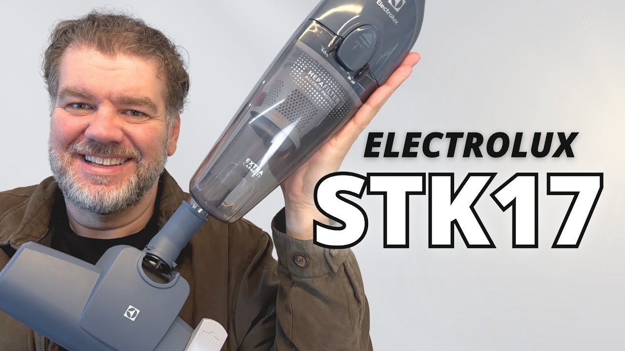 Miniatura da avaliação em vídeo de Aspirador Electrolux STK15 1450W HEPA 2 em 1 Cinza Urban
