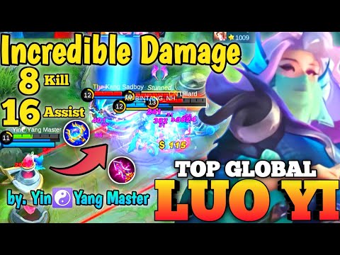 Luo Yi Incredible Burst Magic Damage !! Best Build 2021 | Top Global Luo Yi Yin☯️Yang Master ~ MLBB