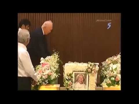 Lee Kuan Yew's Final Farewell to Mrs Lee Madam Kwa Geok Choo