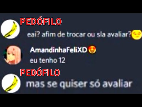 CACEI E TROLEI PEDÓF1LOS NO DISCORD...