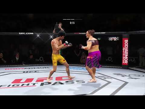 UFC4 Bruce Lee vs Chanelle Hayes EA Sports UFC   Super Fight
