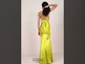 Lush Lime Satin Dress