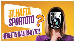 ⚠️ SAKIN İZLEMEDEN KUPON YAPMAYIN! | Sportoto 31. Hafta "Tek Ekran" Tüm Veriler
