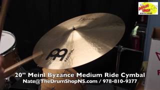 Video thumbnail for Meinl Byzance Medium Ride 20'' - The Drum Shop North Shore by Nate Morrison Drums