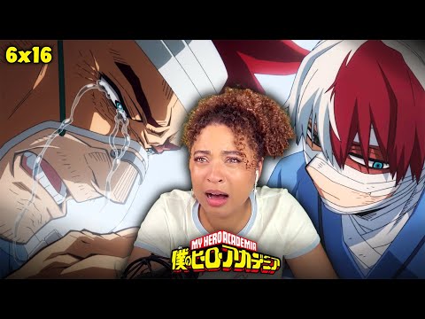 KEEPING UP WITH THE TODOROKI'S... IS ROUGH MAN 😩 My Hero Academia Season 6 Episode 16 Reaction
