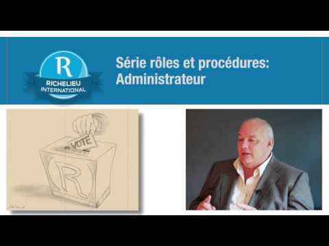 Rôles et procédures: L'administrateur