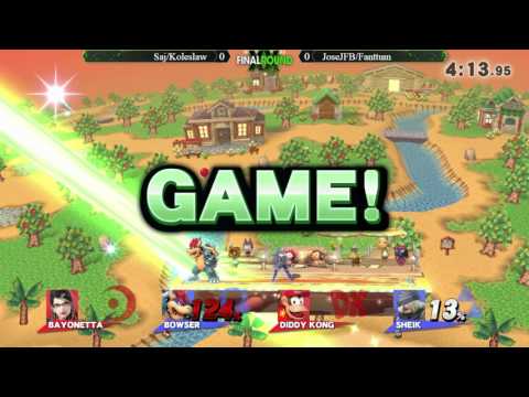 FRXX Sm4sh Doubles - JoseJFB/Fanttum vs Saj/Koleslaw - Smash 4 Doubles Winners Quarters