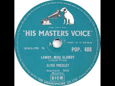 UK New Entry 1957 (149a) Elvis Presley - Lawdy, Miss Clawdy