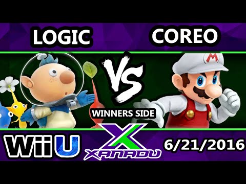 S@X 160 - VGBC | Logic (Olimar, Cloud) Vs. Coreo (Mario) SSB4 Tournament - Smash Wii U - Smash 4