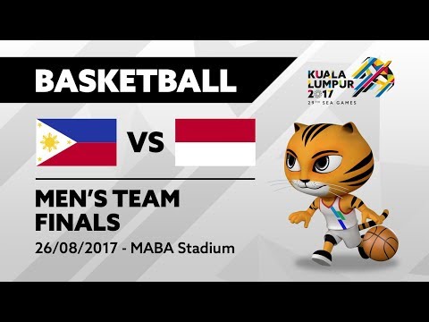 KL2017 29th SEA Games | Men's Basketball - FINALS - PHI 🇵🇭 vs INA 🇮🇩 | 26/08/2017