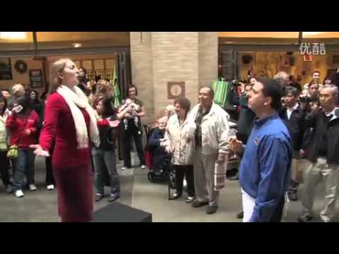 美丽又温柔||背景音乐：《茶花女》饮酒歌在旧金山街闪唱（Youtube） ...