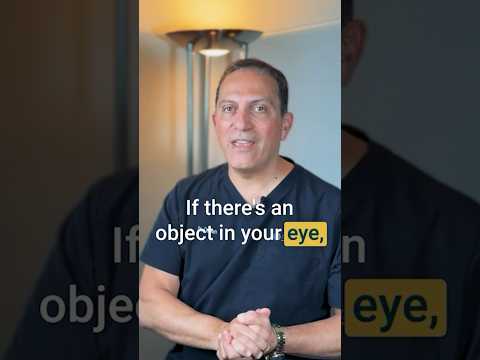 You got something stuck in your eye? Do THIS!