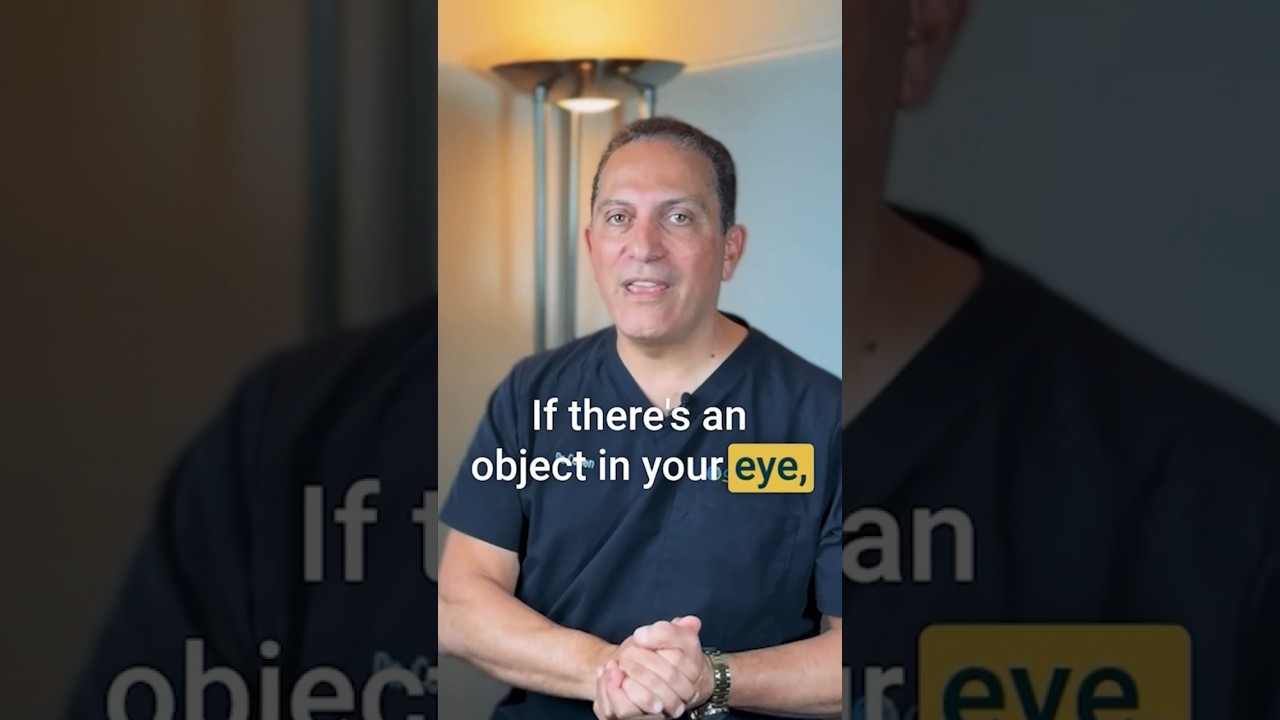 You got something stuck in your eye? Do THIS!