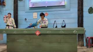 鸚鵡表演～小白球在哪個杯子裡？