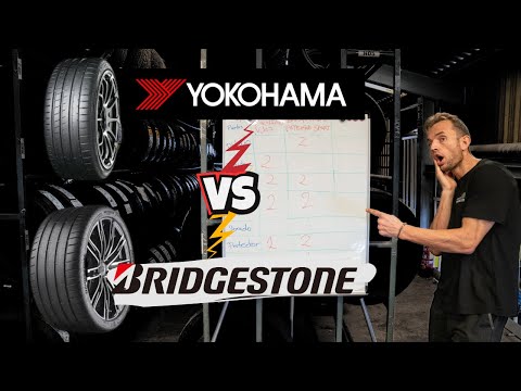 Tire Comparison with Whiteboard | The Best of Japan: YOKOHAMA V107 VS BRIDGESTONE POTENZA SPORT