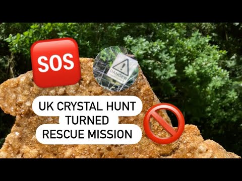 where to find Golden & purple crystals in England. Crystal hunting UK. #crystals #crystalhunter