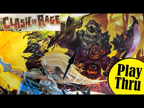 How to Play CLASH OF RAGE the Board Game in Solo Mode