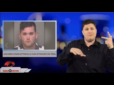 Accused Charlottesville car attacker on trial (ASL - 11.26.18)