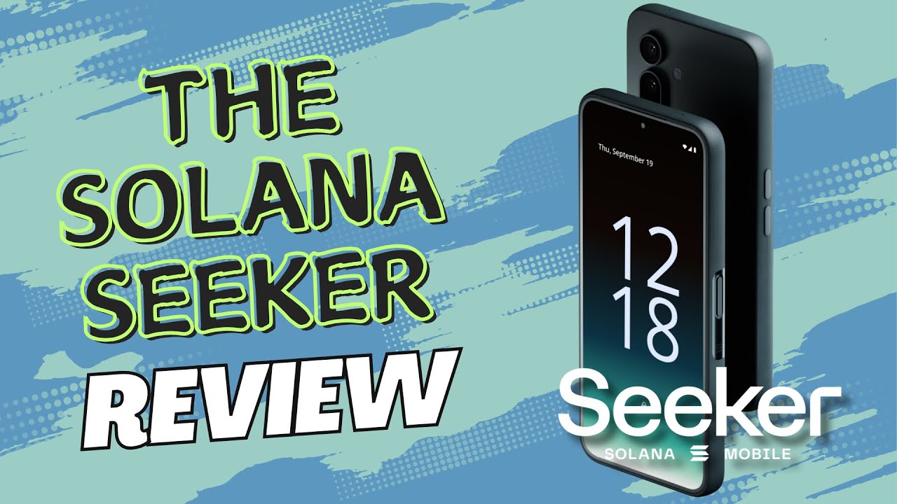 Solana Seeker 폰을 언박싱하는 영상 클립