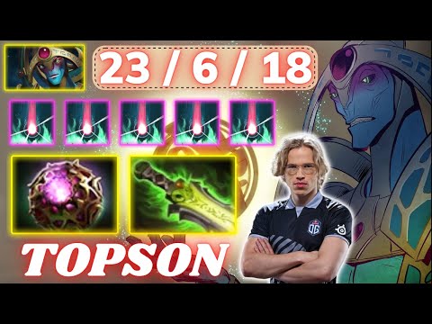 🔥 TOPSON Oracle Midlane Highlights 23 KILLS 🔥 Octarine + Ethereal Blade - Dota 2