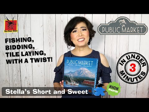 Public Market Board Game - A Kickstarter Preview - Stella's Short and Sweet